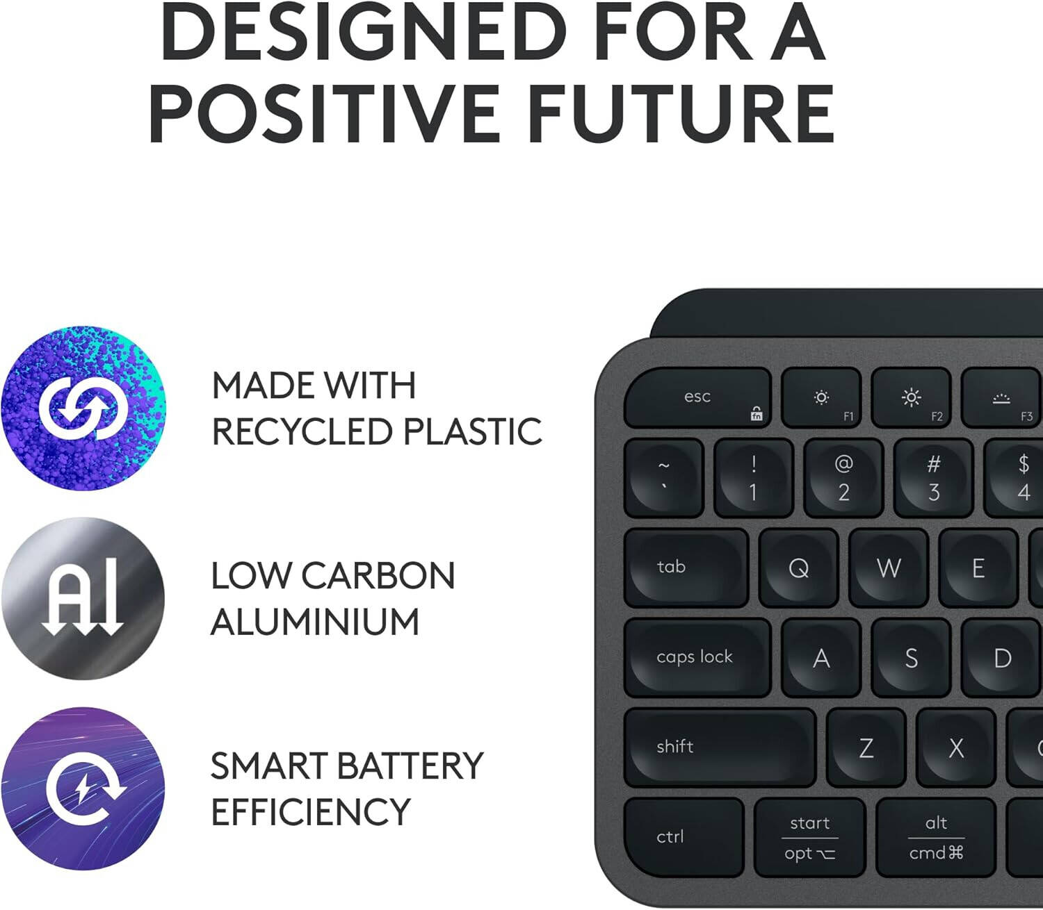 Logitech MX Keys S Wireless Keyboard, Low Profile, Fluid Precise Quiet Typing, Programmable Keys, Backlighting, Bluetooth, USB-C, for Windows PC, Linux, Chrome, Mac - Graphite Logitech MX Keys S Wireless Keyboard, Low Profile, Fluid Precise Quiet Typing, Programmable Keys, Backlighting, Bluetooth, USB-C, for Windows PC, Linux, Chrome, Mac - Graphite